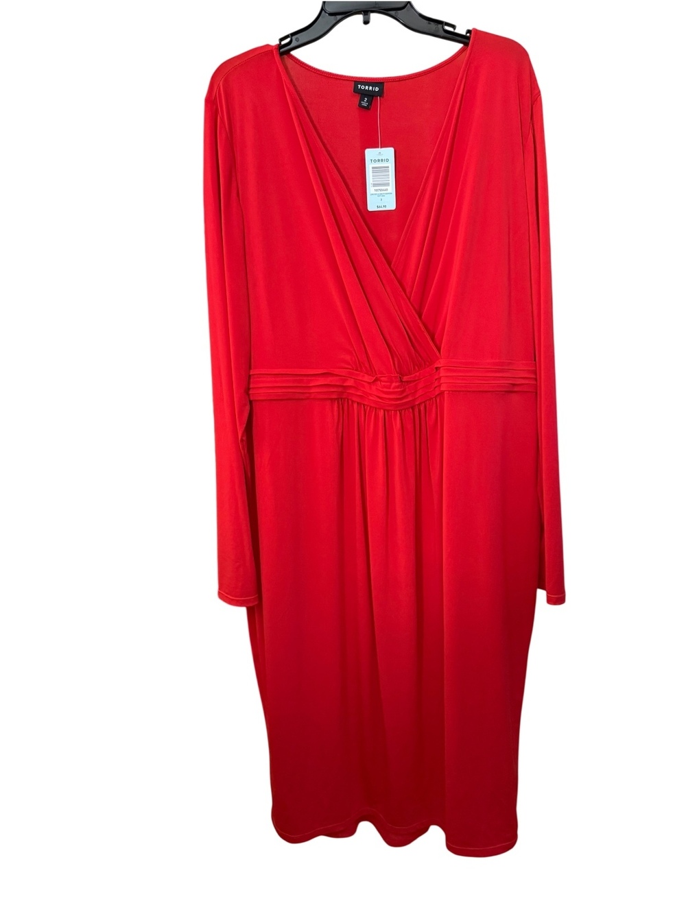 NWT Torrid Red Liquid Knit Dress 2X